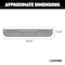 Luverne Truck Equipment IMPACT SHOCK-ABSORBING REAR BUMPER GUARD AND STEP (NO BRACKETS) 415358 - alternate 2